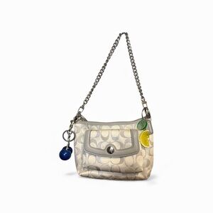 Coach EUC Elegant Cream Designer Shoulder Bag